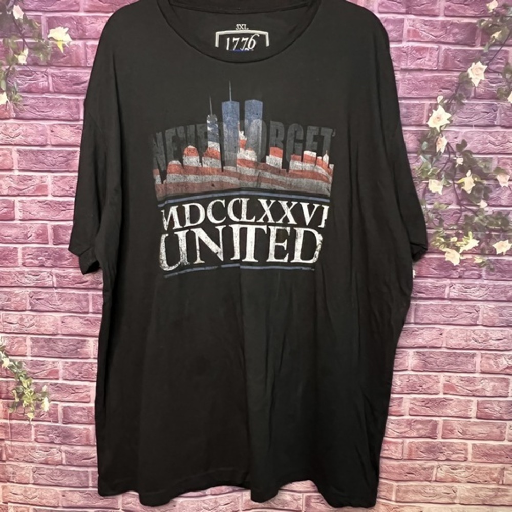 1776 United Twin Towers t shirt